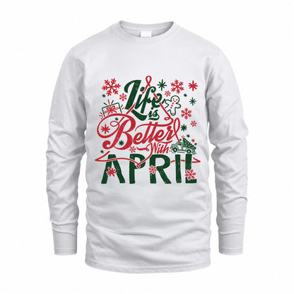 APRIL MRC-TT36 Personalized Funny Quote Apparel