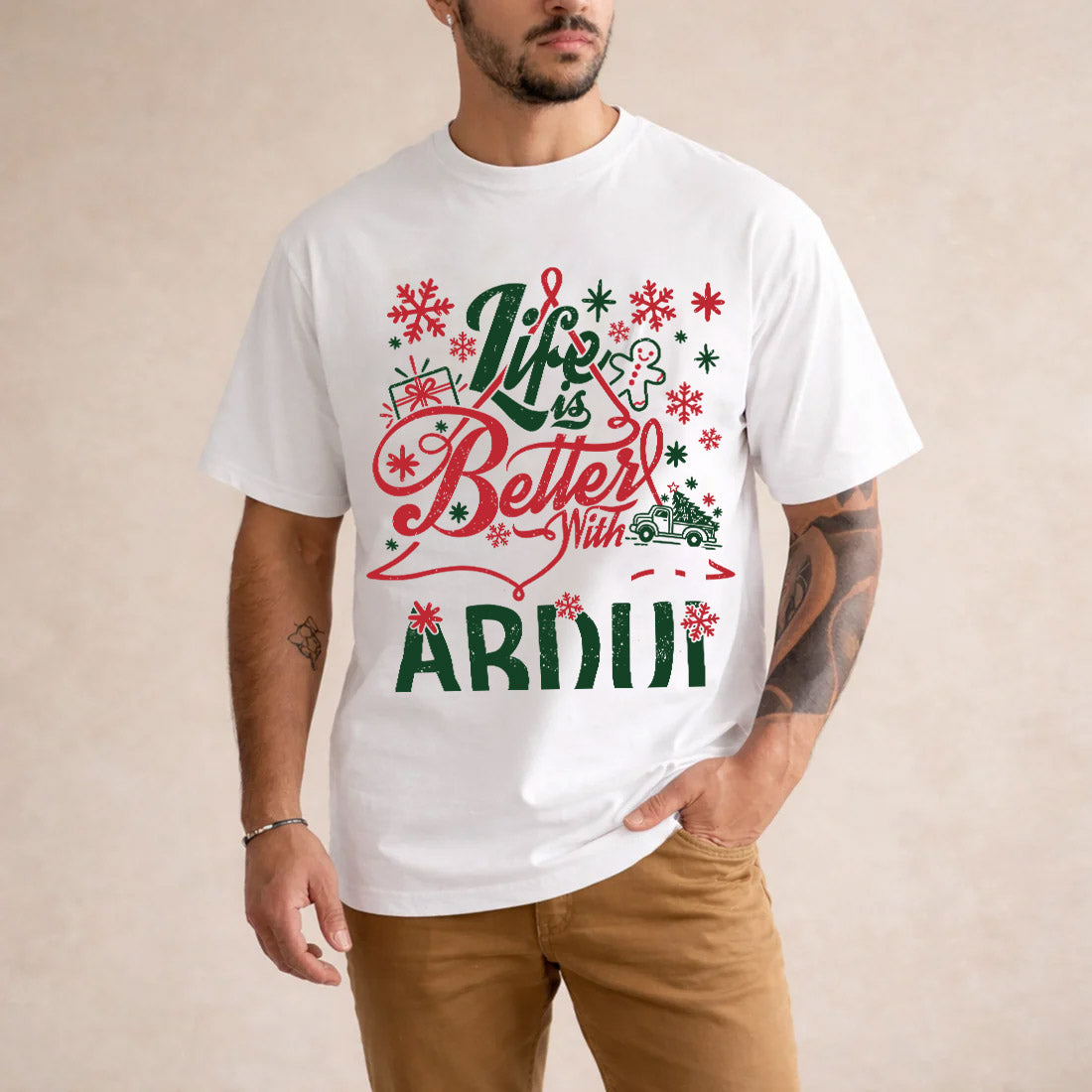 ABDUL MRC-TT36 Personalized Funny Quote Apparel