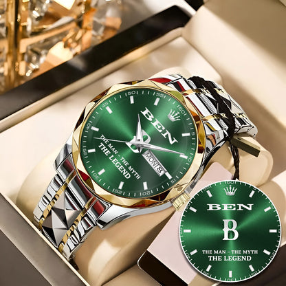 BEN KPR99-101 Luxury Alloy-Men Watch, Personalized Premium Gift for Anniversary