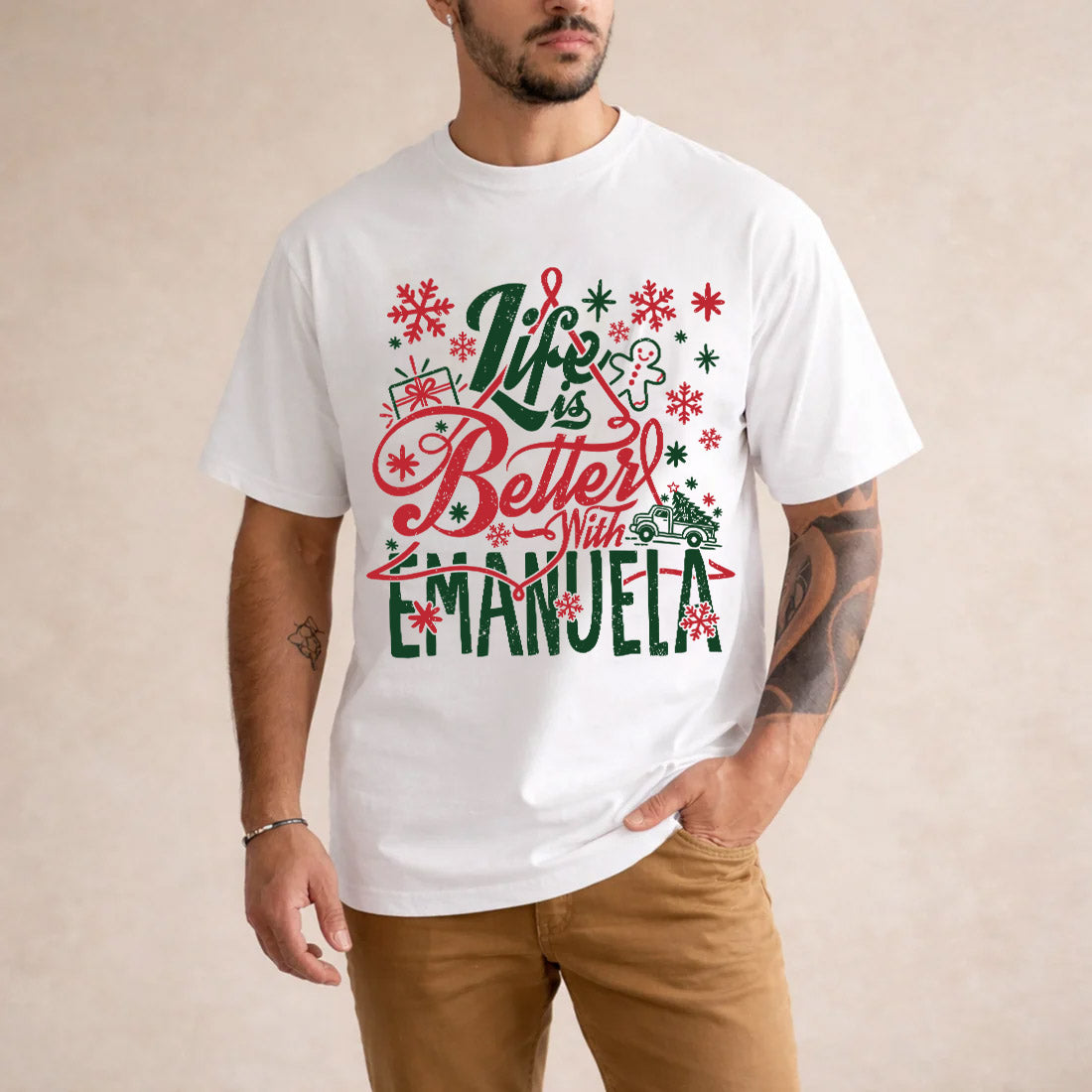 EMANUELA MRC-TT36 Personalized Funny Quote Apparel