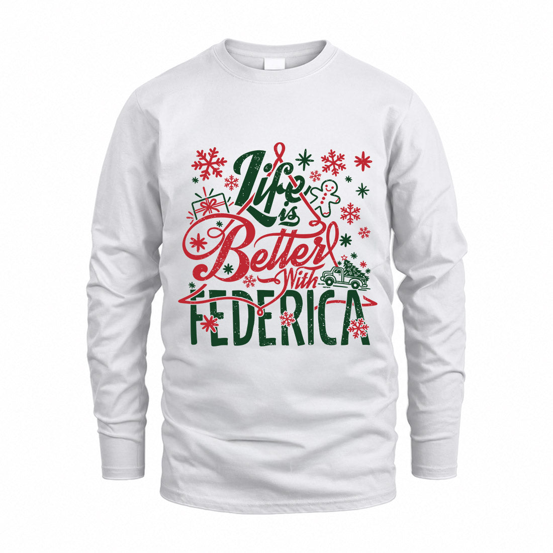FEDERICA MRC-TT36 Personalized Funny Quote Apparel