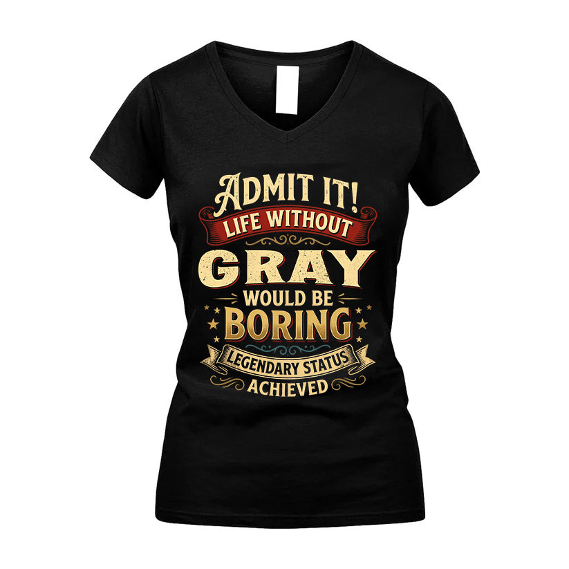 GRAY TT3-TK79 Personalized Funny Quote Apparel
