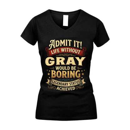 GRAY TT3-TK79 Personalized Funny Quote Apparel