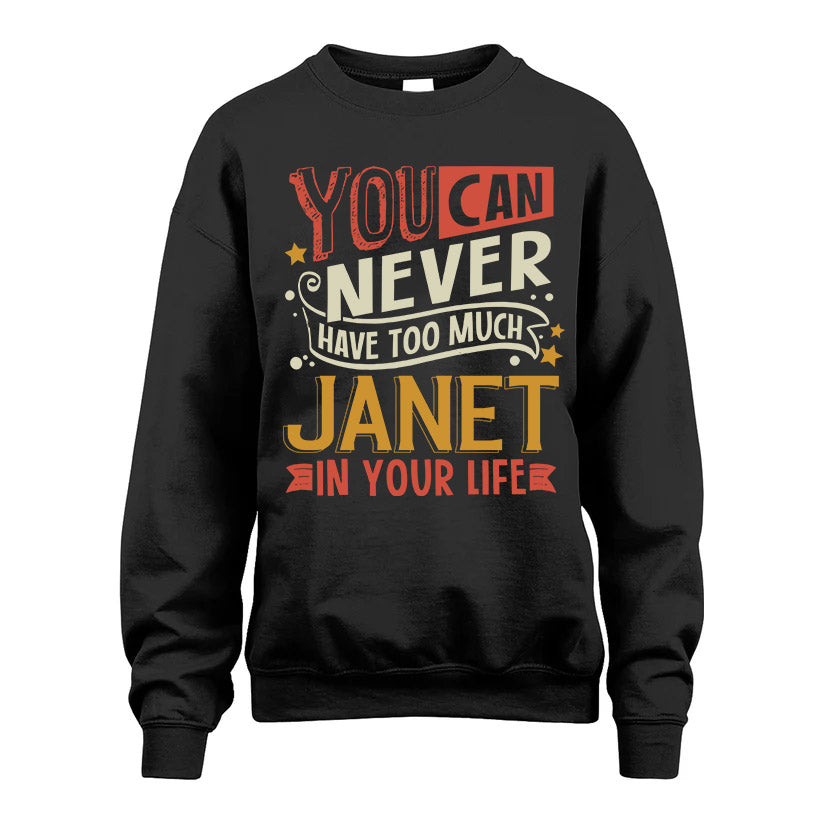 JANET TT2-TK79 Personalized Funny Quote Apparel