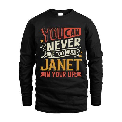 JANET TT2-TK79 Personalized Funny Quote Apparel