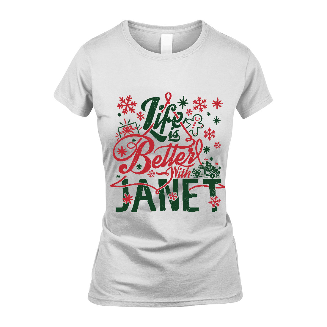 JANET MRC-TT36 Personalized Funny Quote Apparel