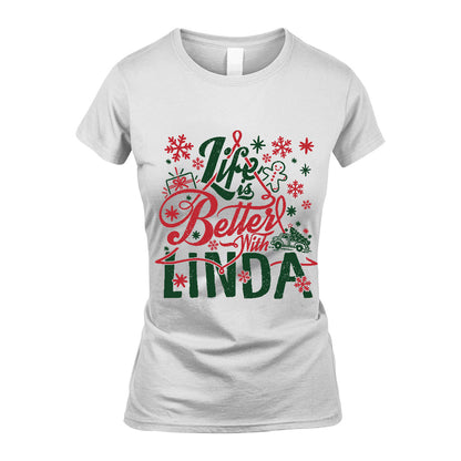 LINDA MRC-TT36 Personalized Funny Quote Apparel