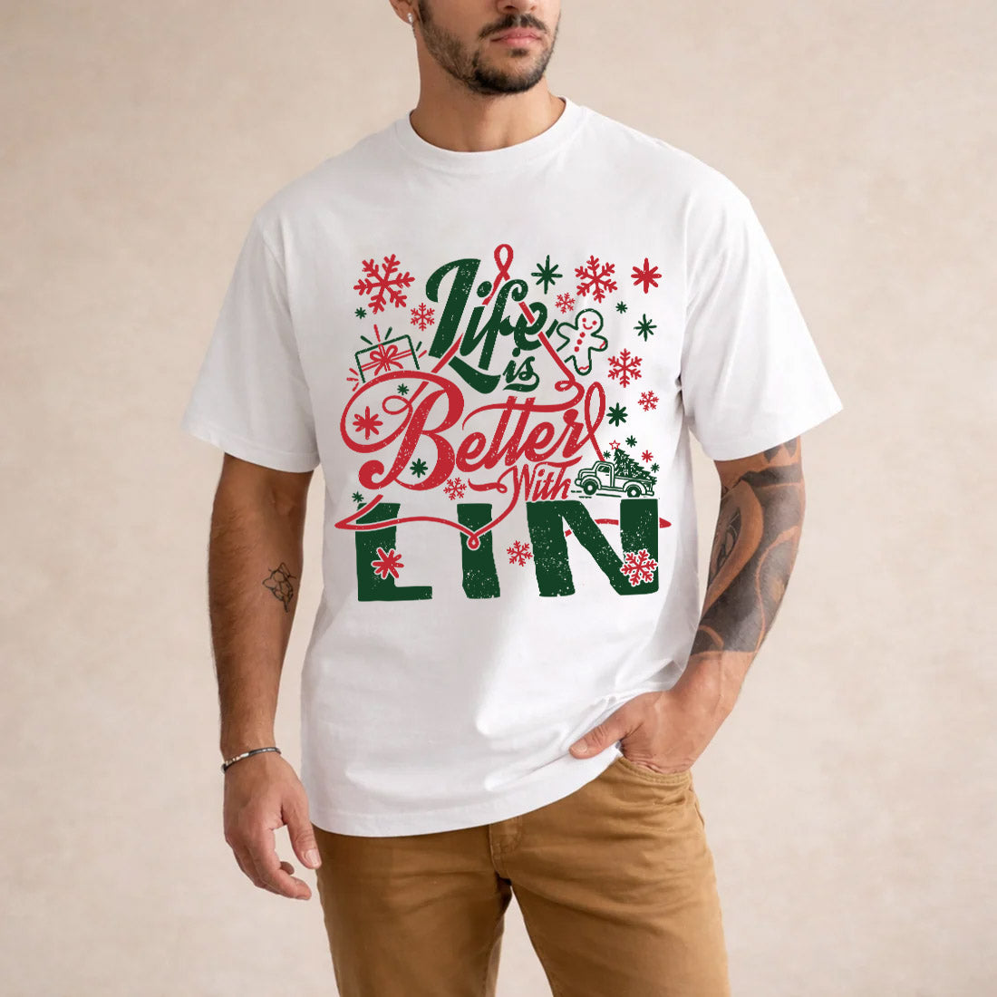 LIN MRC-TT36 Personalized Funny Quote Apparel