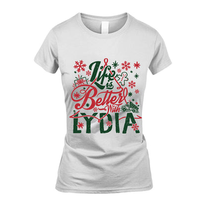 LYDIA MRC-TT36 Personalized Funny Quote Apparel