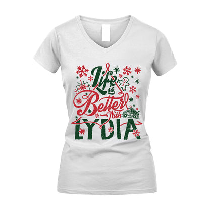 LYDIA MRC-TT36 Personalized Funny Quote Apparel