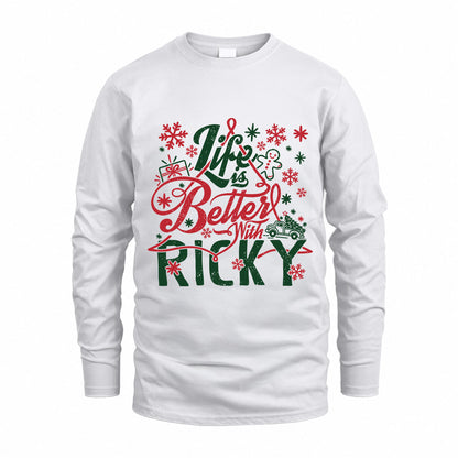 RICKY MRC-TT36 Personalized Funny Quote Apparel