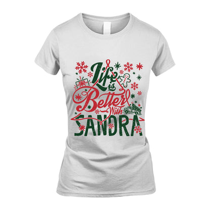 SANDRA MRC-TT36 Personalized Funny Quote Apparel