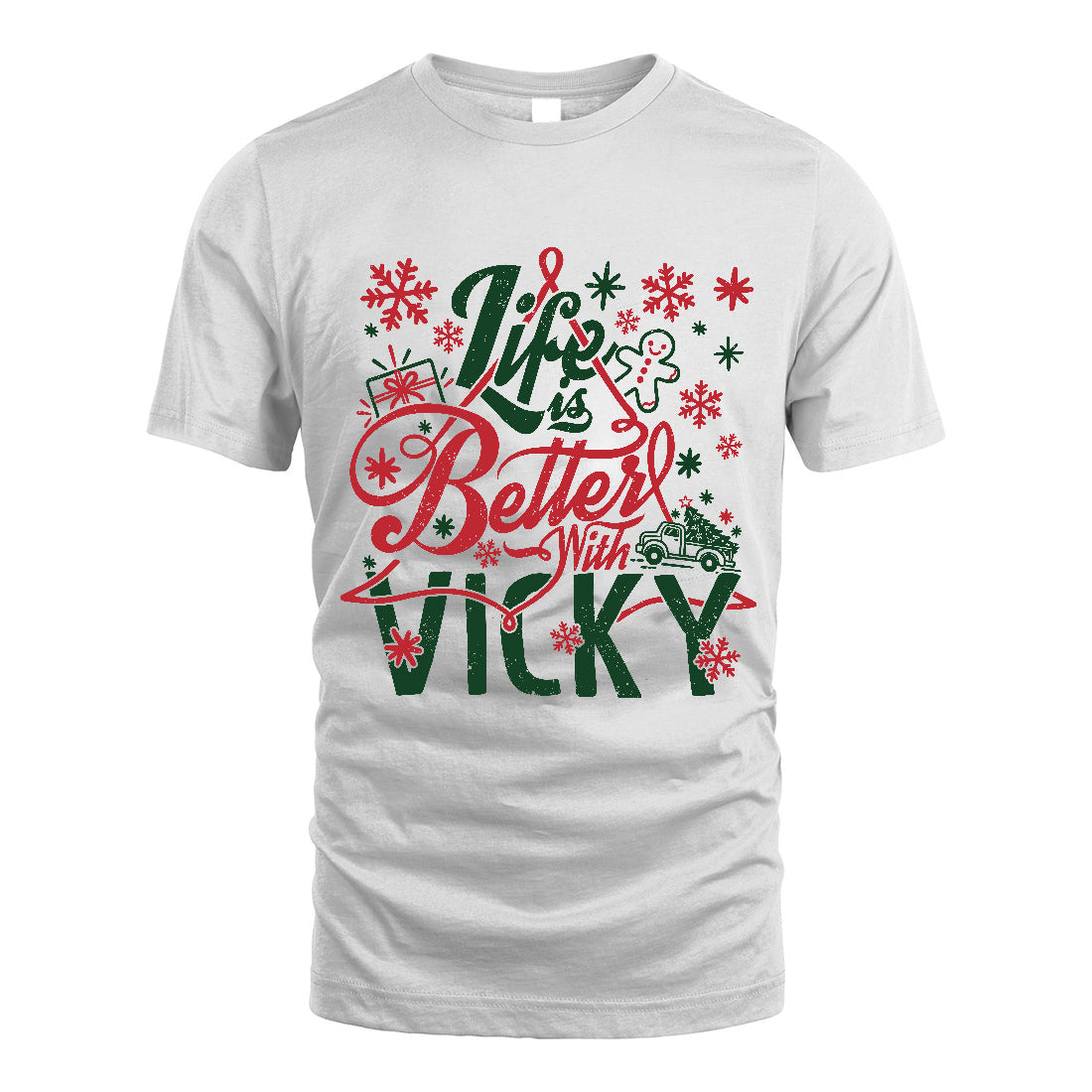 VICKY MRC-TT36 Personalized Funny Quote Apparel