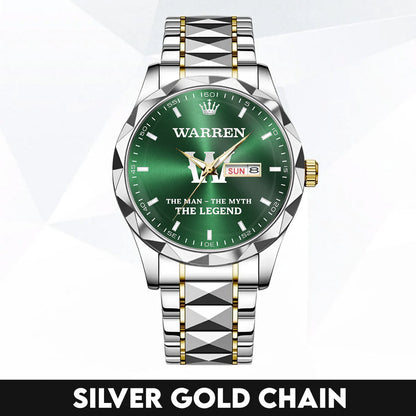 WARREN KPR99-101 Luxury Alloy-Men Watch, Personalized Premium Gift for Anniversary