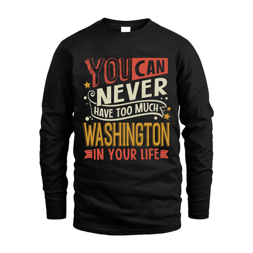 WASHINGTON TT2-TK79 Personalized Funny Quote Apparel