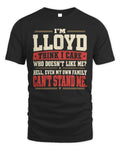 LLOYD-KTL06-H009 I’m [NAME] – Think I Care? Personalized Funny T-Shirt