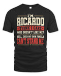 RICARDO-KTL06-H009 I’m [NAME] – Think I Care? Personalized Funny T-Shirt