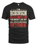 ROBINSON-KTL06-H009 I’m [NAME] – Think I Care? Personalized Funny T-Shirt