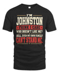 JOHNSTON-KTL06-H009 I’m [NAME] – Think I Care? Personalized Funny T-Shirt