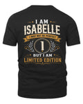 ISABELLE KT88-V9 - Personalized “I Am NAME I May Not Be Perfect, But I Am Limited Edition”