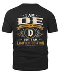 DE KT88-V9 - Personalized “I Am NAME I May Not Be Perfect, But I Am Limited Edition”