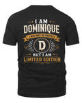 DOMINIQUE KT88-V9 - Personalized “I Am NAME I May Not Be Perfect, But I Am Limited Edition”