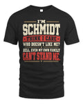 SCHMIDT-KTL06-H009 I’m [NAME] – Think I Care? Personalized Funny T-Shirt