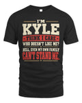 KYLE-KTL06-H009 I’m [NAME] – Think I Care? Personalized Funny T-Shirt