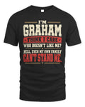 GRAHAM-KTL06-H009 I’m [NAME] – Think I Care? Personalized Funny T-Shirt