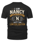 NANCY KT88-V9 - Personalized “I Am NAME I May Not Be Perfect, But I Am Limited Edition”