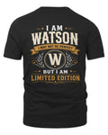 WATSON KT88-V9 - Personalized “I Am NAME I May Not Be Perfect, But I Am Limited Edition”