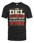 DEL-KTL06-H009 I’m [NAME] – Think I Care? Personalized Funny T-Shirt