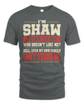 SHAW-KTL06-H009 I’m [NAME] – Think I Care? Personalized Funny T-Shirt