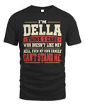 DELLA-KTL06-H009 I’m [NAME] – Think I Care? Personalized Funny T-Shirt