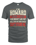 HOWARD-KTL06-H009 I’m [NAME] – Think I Care? Personalized Funny T-Shirt