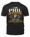 PHIL KT88-V9 - Personalized “I Am NAME I May Not Be Perfect, But I Am Limited Edition”