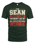 SEAN-KTL06-H009 I’m [NAME] – Think I Care? Personalized Funny T-Shirt