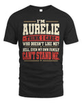 AURELIE-KTL06-H009 I’m [NAME] – Think I Care? Personalized Funny T-Shirt