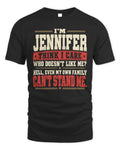 JENNIFER-KTL06-H009 I’m [NAME] – Think I Care? Personalized Funny T-Shirt