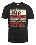 MONTEIRO-KTL06-H009 I’m [NAME] – Think I Care? Personalized Funny T-Shirt