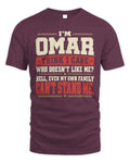 OMAR-KTL06-H009 I’m [NAME] – Think I Care? Personalized Funny T-Shirt