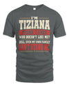 TIZIANA-KTL06-H009 I’m [NAME] – Think I Care? Personalized Funny T-Shirt