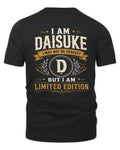 DAISUKE KT88-V9 - Personalized “I Am NAME I May Not Be Perfect, But I Am Limited Edition”