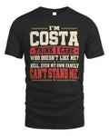 COSTA-KTL06-H009 I’m [NAME] – Think I Care? Personalized Funny T-Shirt