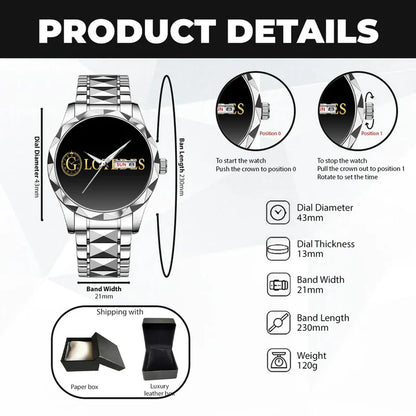 KEIKO KPR99-101 Luxury Alloy-Men Watch, Personalized Premium Gift for Anniversary