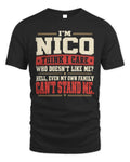 NICO-KTL06-H009 I’m [NAME] – Think I Care? Personalized Funny T-Shirt