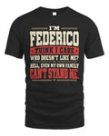 FEDERICO-KTL06-H009 I’m [NAME] – Think I Care? Personalized Funny T-Shirt