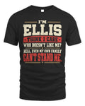 ELLIS-KTL06-H009 I’m [NAME] – Think I Care? Personalized Funny T-Shirt