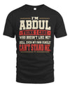 ABDUL-KTL06-H009 I’m [NAME] – Think I Care? Personalized Funny T-Shirt