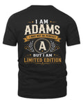 ADAMS KT88-V9 - Personalized “I Am NAME I May Not Be Perfect, But I Am Limited Edition”
